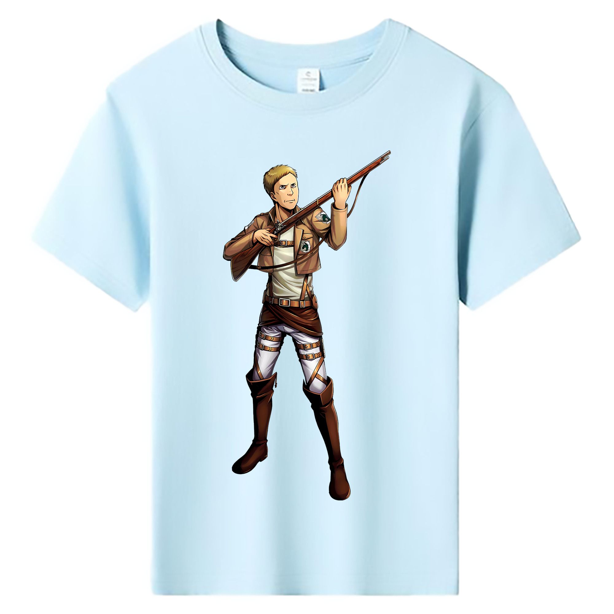 （画像用） 進撃の巨人 Attack on Titan 綿100％キッズTシャツ（フロントプリント）